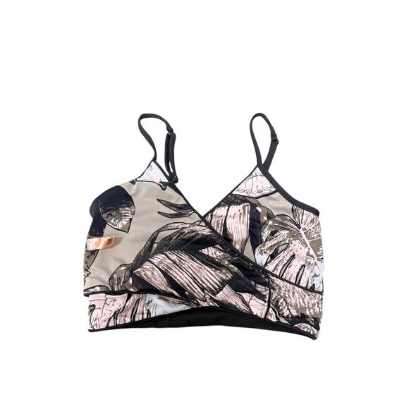 Maaji Crossed Mulberry Sports Bra/Bikini Top Reversible Size Large - Picture 7 of 8